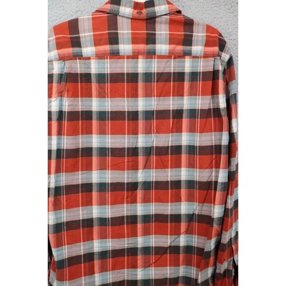 Fossil Men's Plaid Button-Up Shirt-Size Medium - Picture 8 of 9